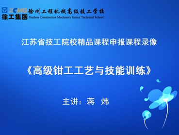 《高级钳工工艺与技术训练》主讲：蒋炜-江苏省技工院校精品课程申报课程录像